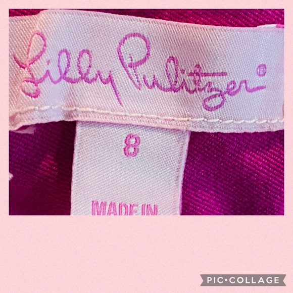 Lilly Pulitzer Size 8 Fuchsia Pink Shorts - Picture 5 of 6